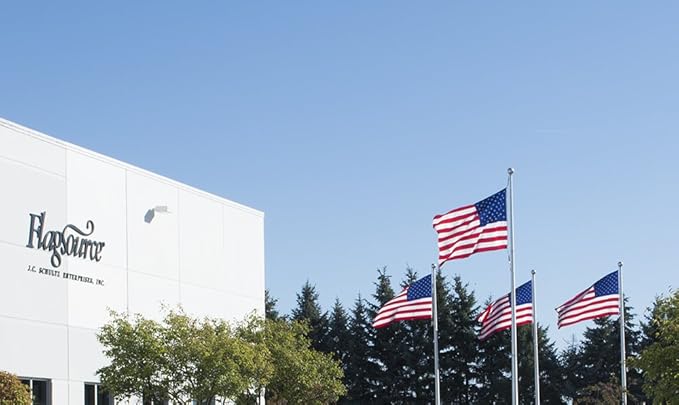 FlagSource U.S. Army Nylon Military Flag, Made in The USA, 3x5'