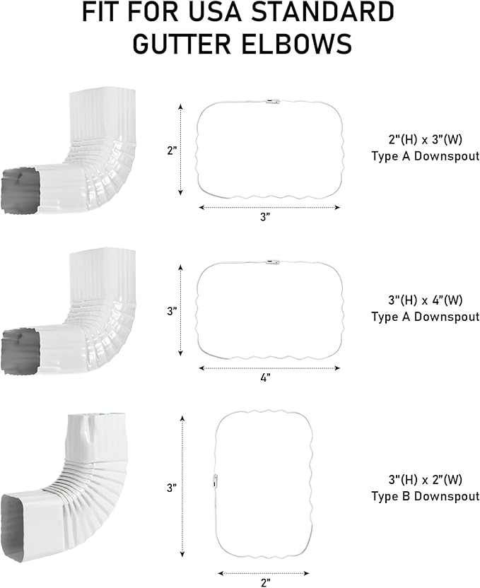 Elenon Gnomes Decorative Gutter Downspout Extension Statue, Elf Gutter Guardian Rain Downspout Extender, Garden Splash Block Outdoor Sculpture for 3" × 4" Down Spouts Decor