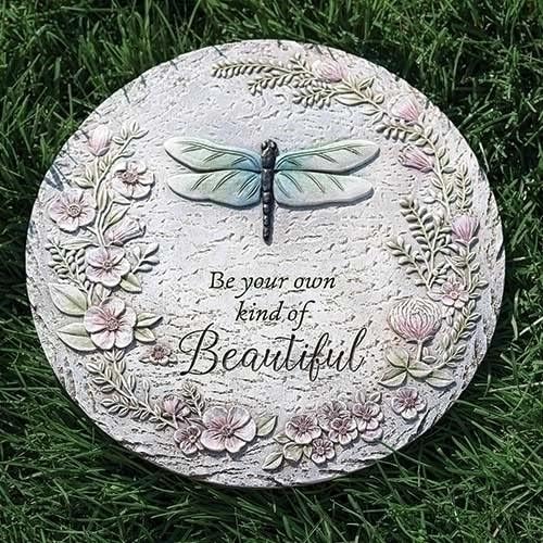 Roman Giftware Inc., Garden Collection, 11.75" D Dragonfly Stepping,Religious, Inspirational, Durable (1x11x11)