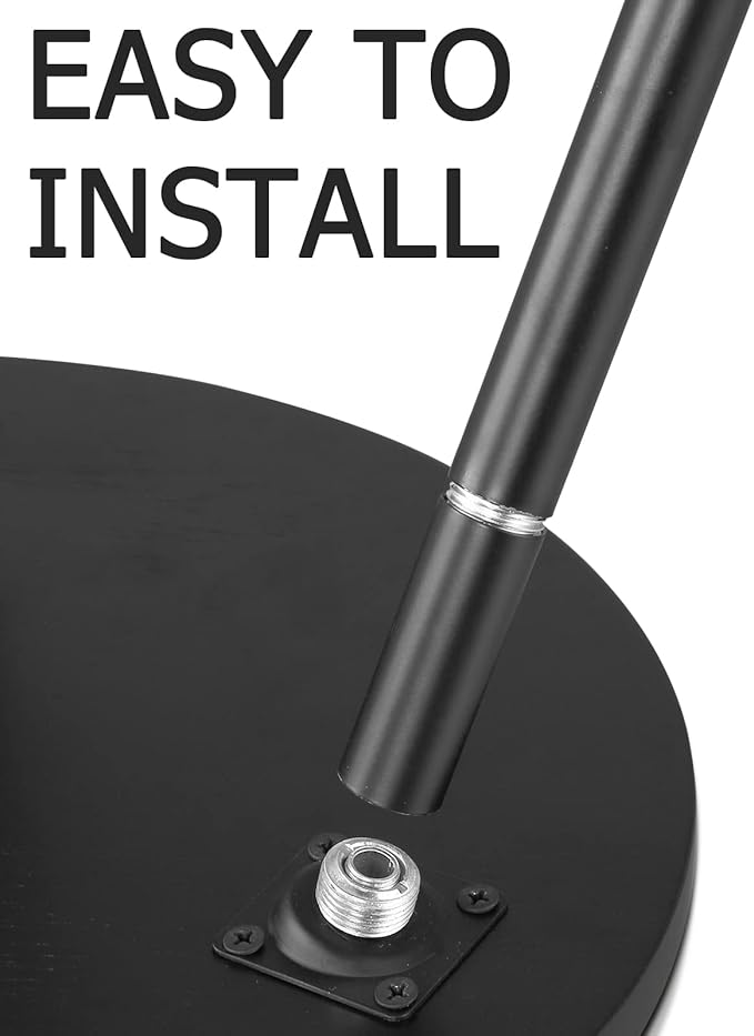 Plant Stand Indoor, Mid Century Wood Plant Stand Black Plant Table for Flower Pots, Tall Metal Plant Holder, Modern Home Decor Small Round Side End Table (11.8"x16")