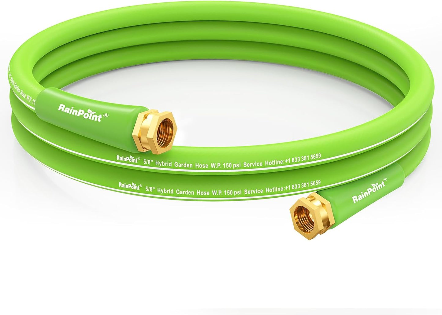 RAINPOINT Leader Garden Hose 10ft - Lightweight Water Hose with Swivel Handle - Flexible with Female to Female Fittings