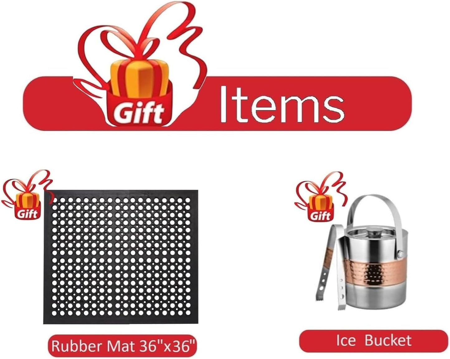 AMS Fireplace | Modeno Branford Package | Light Gray Natural Gas Fire Pit Table for Outside Patio Bundle with Wind Guard & SS Burner Lid | Free Ice Bucket & Rubber Mat