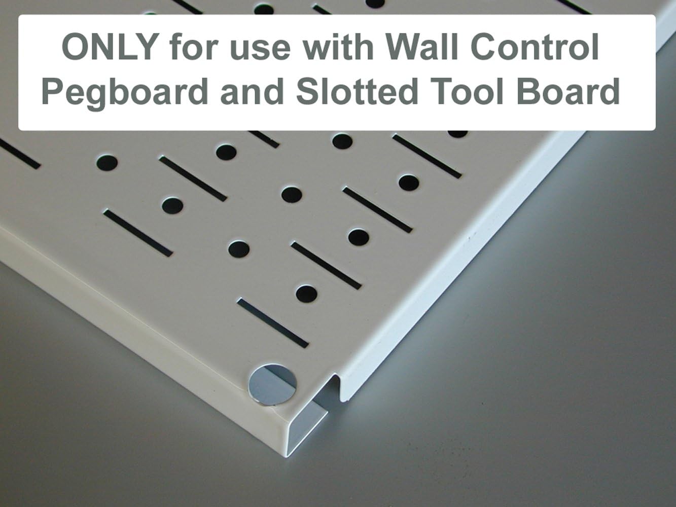 Pegboard Organizer Wall Control Metal Pegboard Tool Storage Kit with Accessories