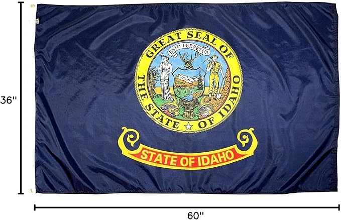FlagSource Idaho Nylon State Flag, Made in the USA, 3x5'