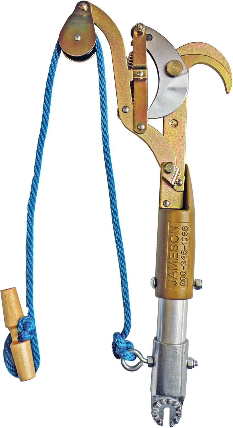 JA-34 Big Mouth Pruner Kit – Pole Pruner with 1.75-Inch Cutting Capacity, Universal Hot Stick Adapter, Easy Blade Replacement and Sharpening, Heavy-Duty Garden Tool