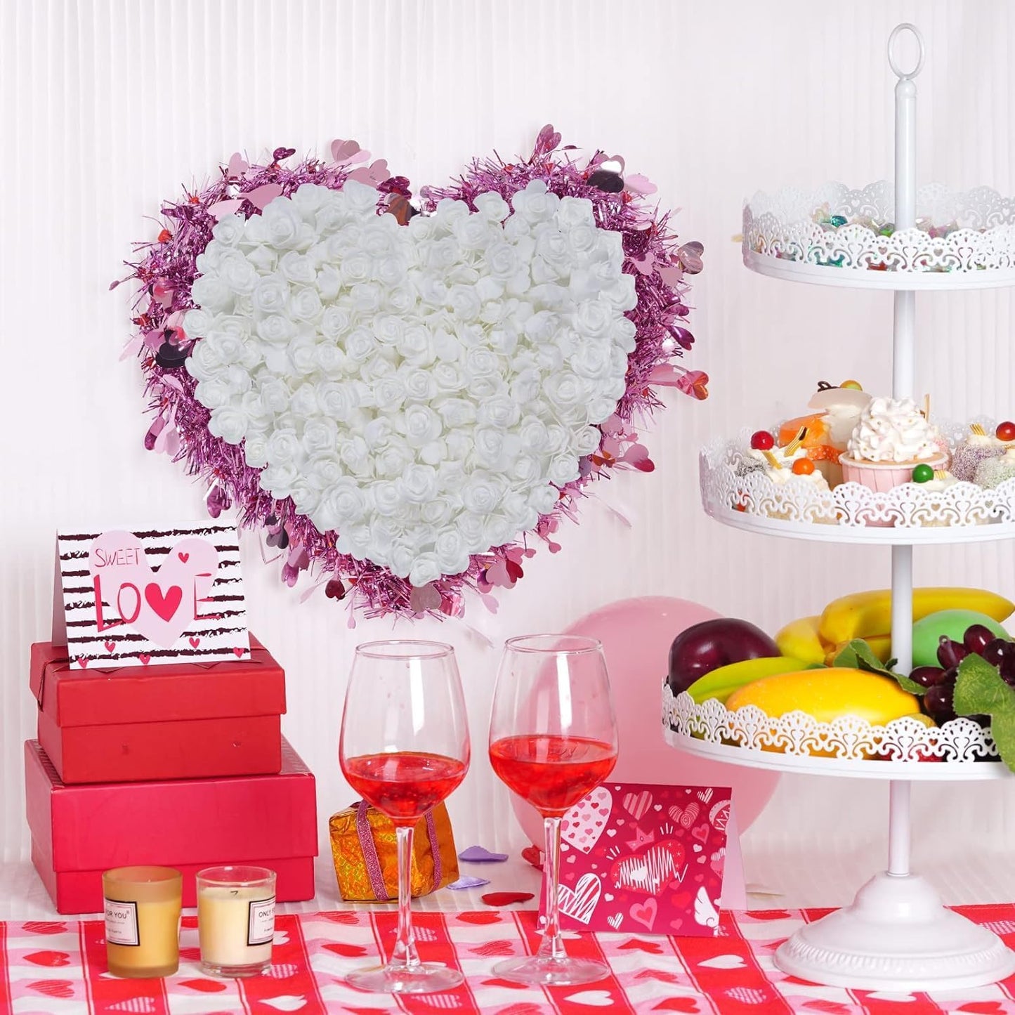 Mini Fake Rose Flower Heads 144pcs Mini Artificial Foam Roses DIY Wedding Flowers Accessories Make Bridal Hair Clips Headbands Dress (Bottom add Gauze) for Valentines Day,Wedding,Bridal (Multicolor)