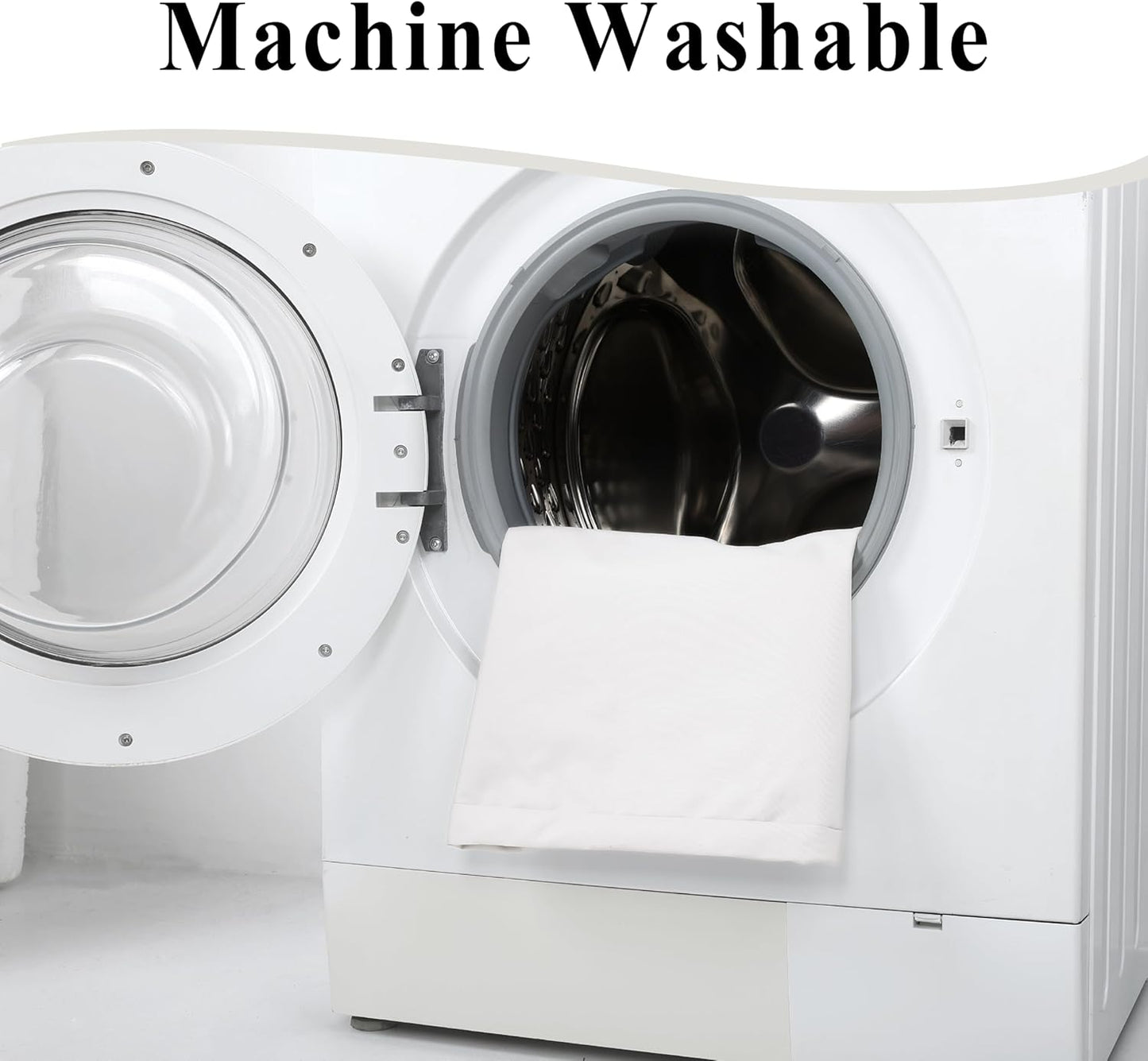 Outdoor Chair Cushions Set of 2, Waterproof Foam Patio Seat Cushions with Ties for Garden Sofa & Dining Furniture, 3-Year Color Fastness, 18x18x3 Inch, Beige