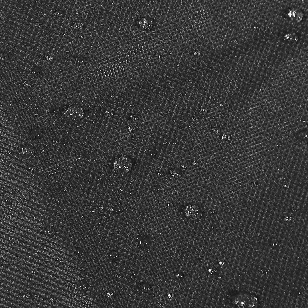 Sunnydaze Round Outdoor Fire Pit Cover - Heavy-Duty 300D Polyester and PVC with Drawstring Closure - Black - 36-Inch