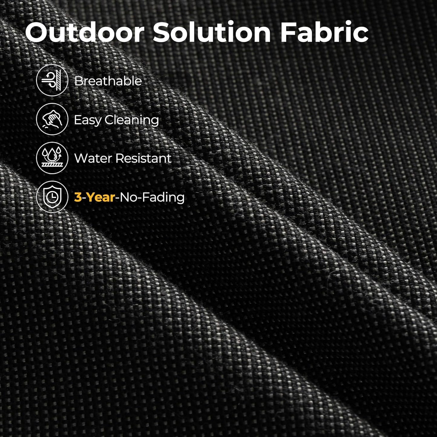 HOOOWOOO Outdoor Sectional Patio Furniture Set with Fire Pit Table,15 Pieces Wicker Conversation Sets L Shaped Couch,Extra Deep Out Door Sofa Outside Furniture with Swivel Chairs Ottomans,Black