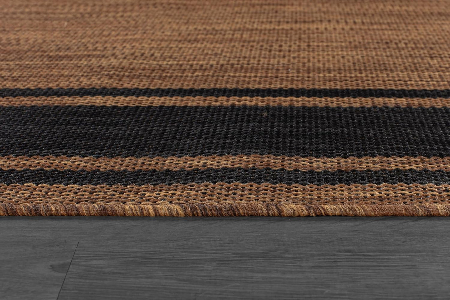 Beverly Rug Large Outdoor Rug 10x14 Modern Bordered Area Rugs for Indoor and Outdoor Patio Deck Porch Garden Waterproof Weather Sun Resistant Washable Outside Carpet (10 x 14 Gold)