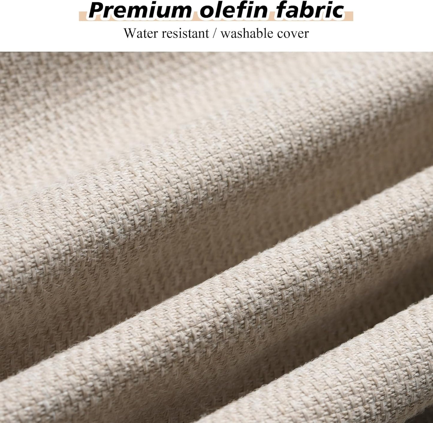 HOOOWOOO 10 Piece Modular Patio Outdoor Sectional Furniture Set with Gas Propane Fire Pit Table,Wicker Conversation Sofa Set with Swivel Chairs,Outside Couch Set(Beige)