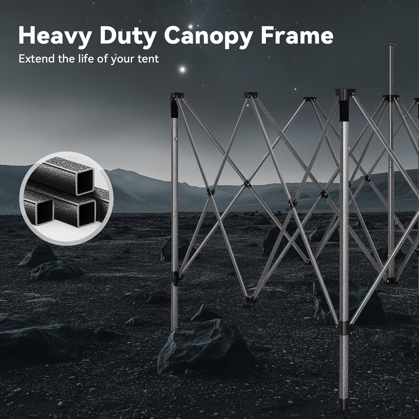 COBIZI 10x10 Pop up Canopy Tent Heavy Duty with 4 Sidewalls, Easy Set-up Commercial Outdoor Party Tent, 100% Waterproof Wedding Gazebo, 3 Height Adjustable with Wheeled Bag,Black