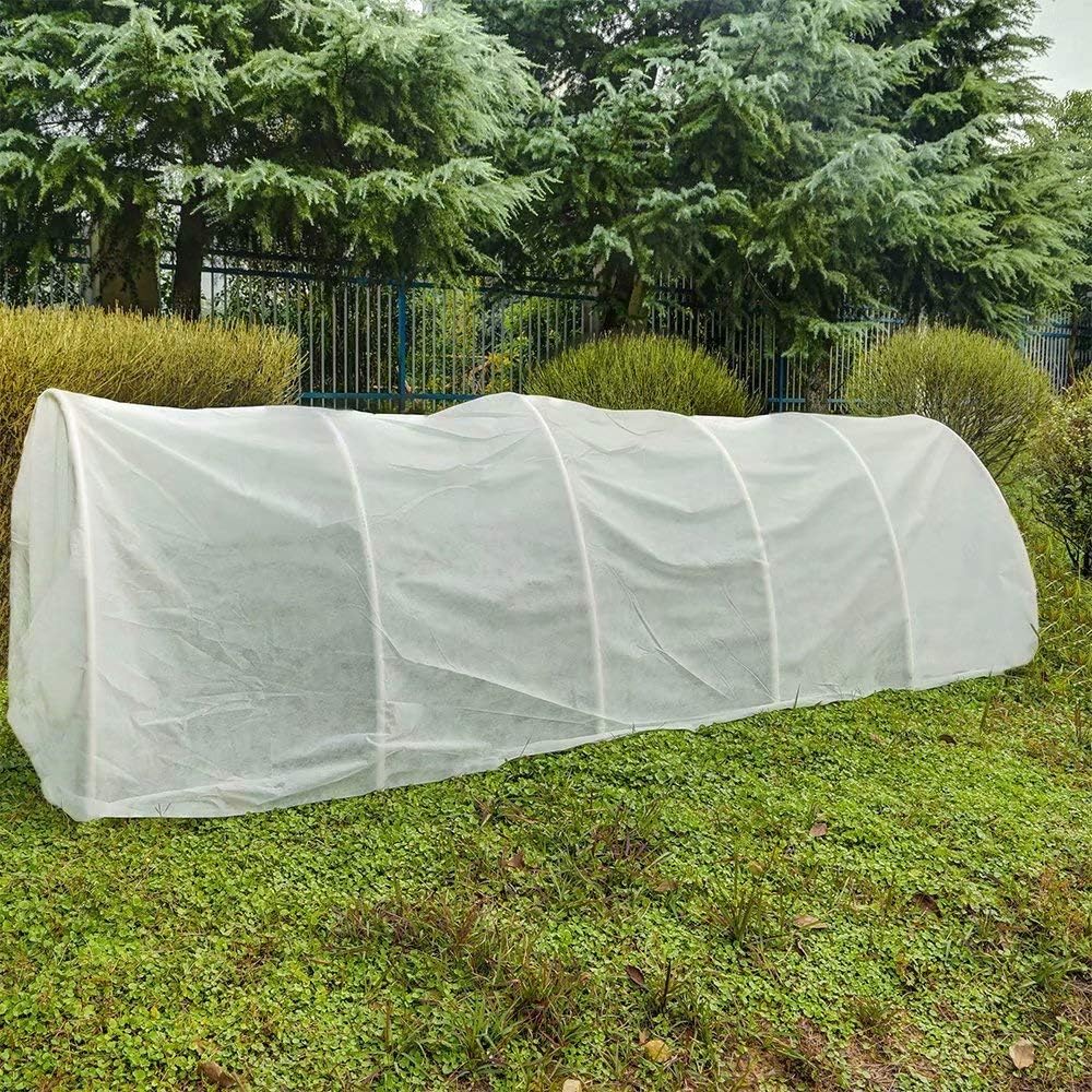 Agfabric Plant Covers Freeze Protection 10'x25' 1.2oz Floating Row Cover Garden Plant Cover Freeze Cloths for Plants Winter Frost Protection,White