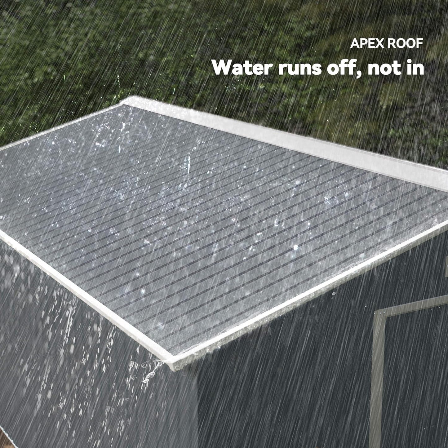 Outsunny 11' x 13' Outdoor Storage Shed, Garden Tool Metal Shed with Foundation Kit, Double Lockable Door, Air Vents and Sloping Roof, for Backyard, Patio, Lawn, Dark Gray