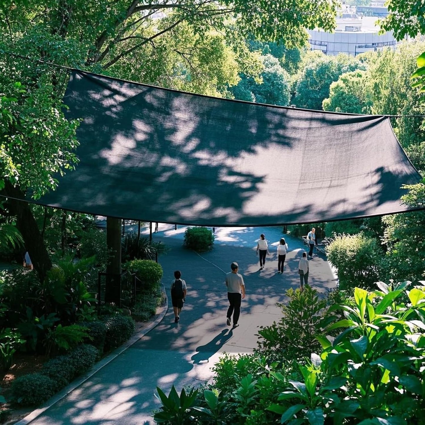 winemana 70% Black Shade Cloth, 6.6 x 10 FT Mesh Tarp with Grommets, Garden Sunblock Shade Cloth Shading Antifreezing for Plants Cover, Greenhouse, Barns Kennel, Patio, Tomatoes