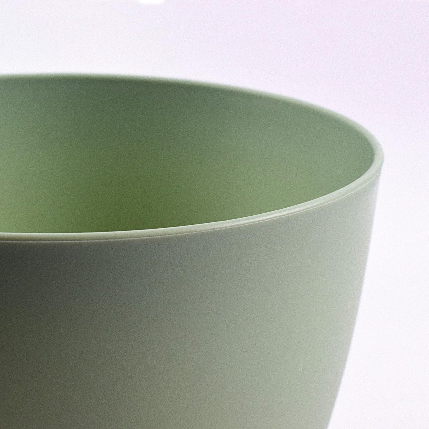 Plant Pots 12/10/9 inch Set of 3, Self Watering Flower Pots Indoor Outdoor, Planters with Drainage Hole Saucer Reservoir, Green