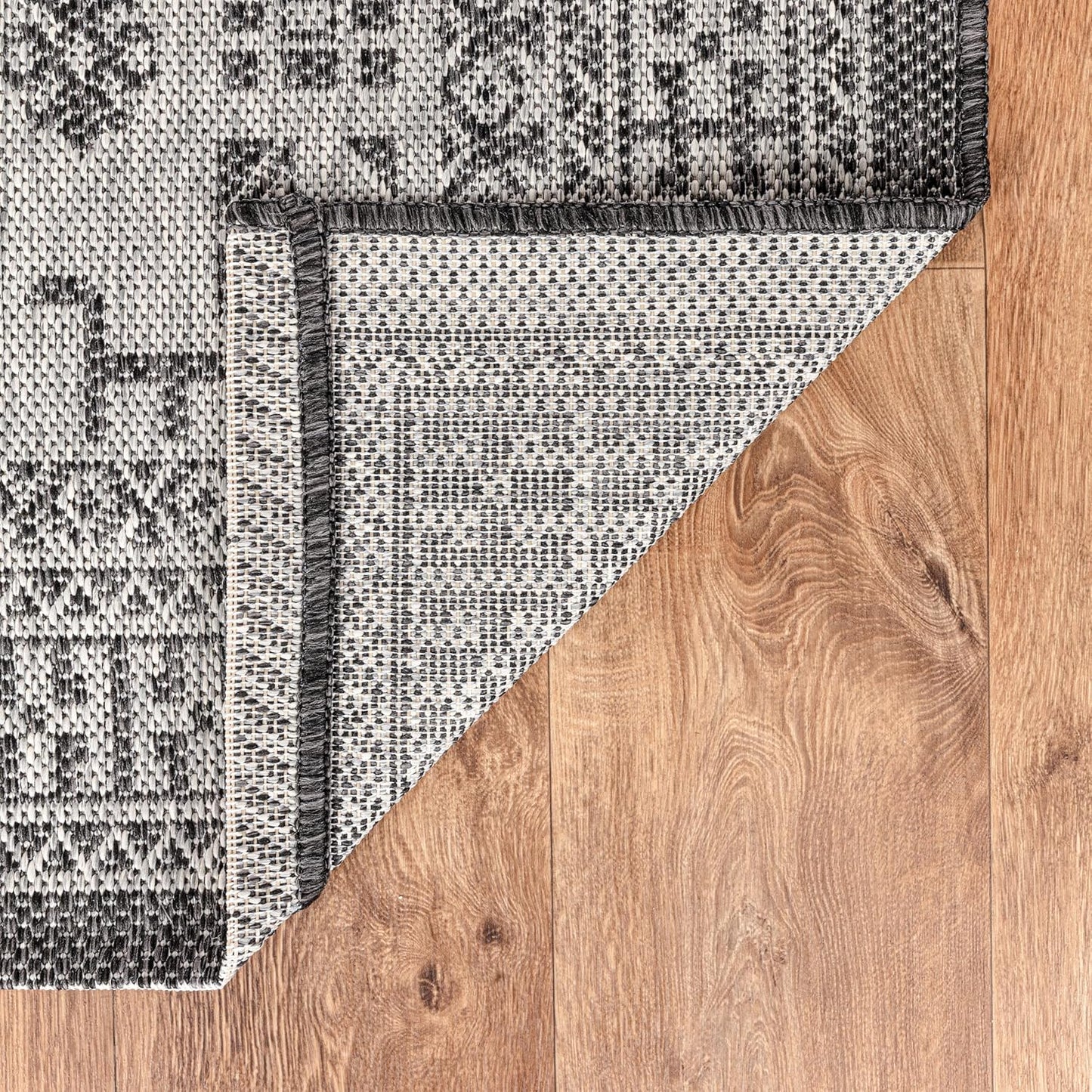 Keen Home Design Terrace Outdoor Area Rug - 5x8 Washable Indoor/Outdoor Rug for Patio, Kitchen, Balcony, Beach, Garden, Deck and Porch, Size: 5'3"x7'7"