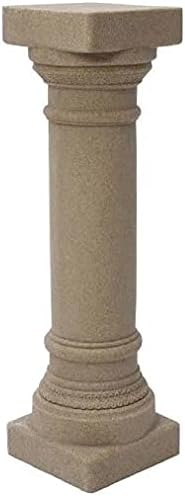 Emsco Group 2300W Greek Column Garden Statue, WHITE