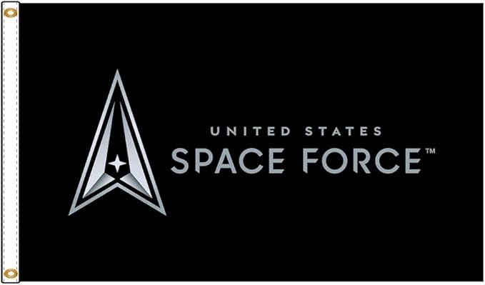 FlagSource Official U.S. Space Force Nylon Military Flag, Made in USA, 4x6'