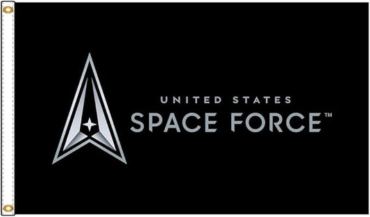 FlagSource Official U.S. Space Force Nylon Military Flag, Made in USA, 4x6'