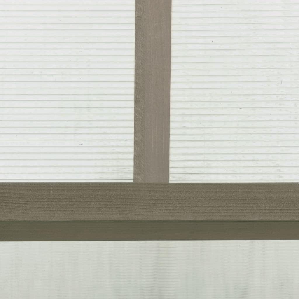 Solid Firwood Garden Portable Wooden Greenhouse, Raised Flower Planter with Open Bottom, Mini Greenhouse Cabinet for Outdoor Indoor Use 39.4"x25.6"x15.7"/Gray