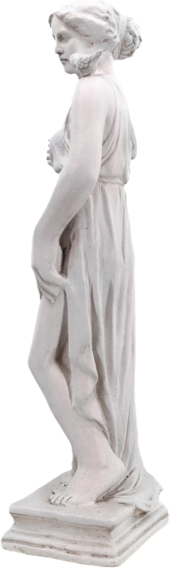 Outdoor Garden Statue Nymph Sculpture Goddess of Greek Mythology Roman Style Outdoor Patio Yard Lawn Porch Decor 32 Inch Ivory