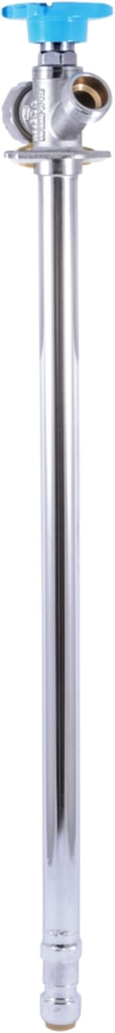 SharkBite 18 Inch Frost Free Sillcock, 1/2 x 3/4 Inch MHT, Push to Connect Brass Plumbing Fitting, PEX Pipe, Copper, CPVC, PE-RT, HDPE, 24638LF