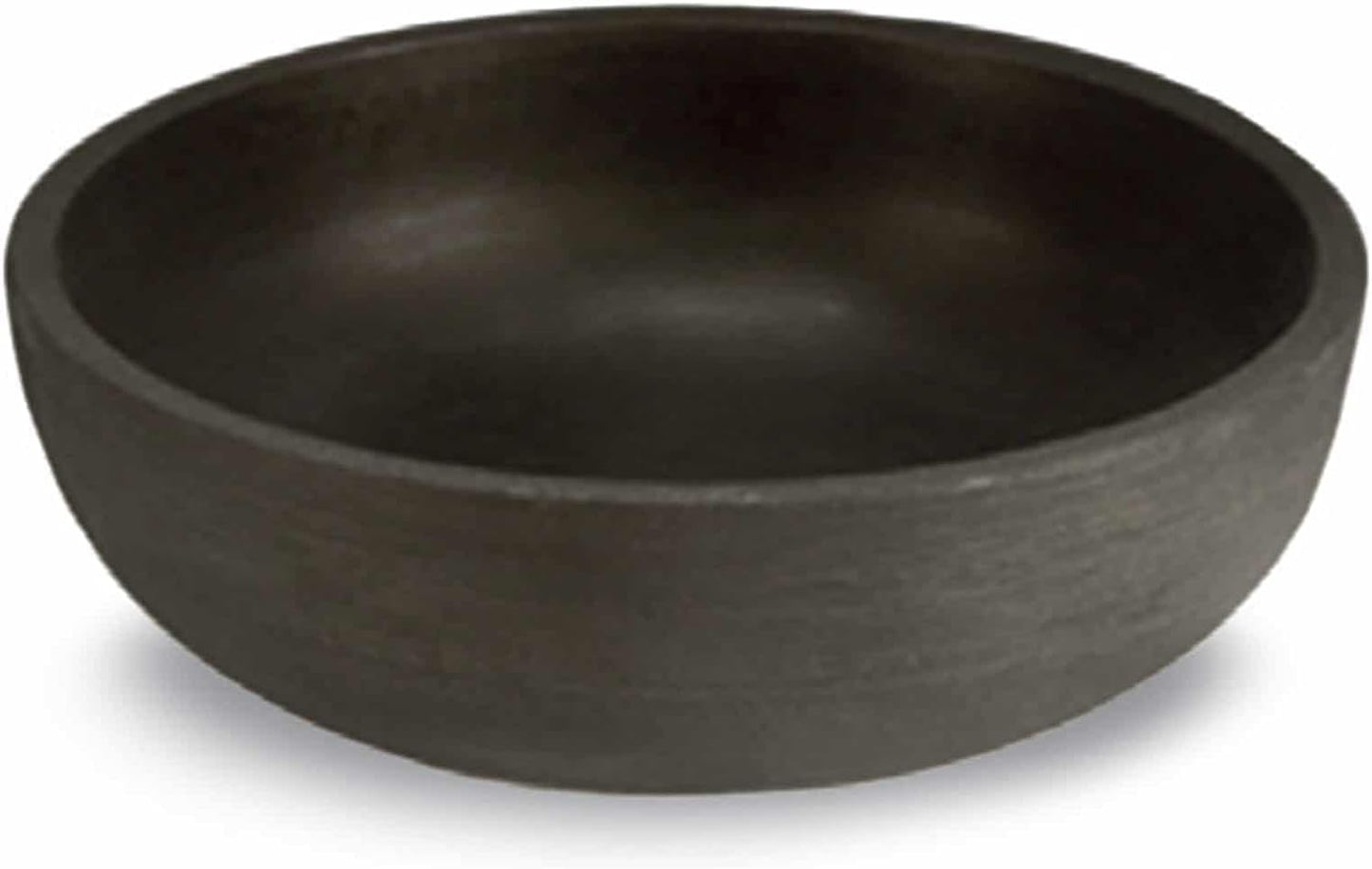 Crescent Garden Extra Large Outdoor Planter Bowl with Drain Hole for Water Gardens, Fountains, Decorative Landscaping - 40" W x 15" H (Old Bronze)
