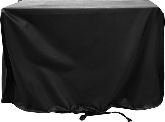 Fire Pit Cover, 34" x 34" x 30" Square Gas Fire Pit Cover, Waterproof 600D Heavy Duty Square Patio Fire Pit Table Cover, Full Coverage Dustproof Anti UV OutdoorFire Pit Covers