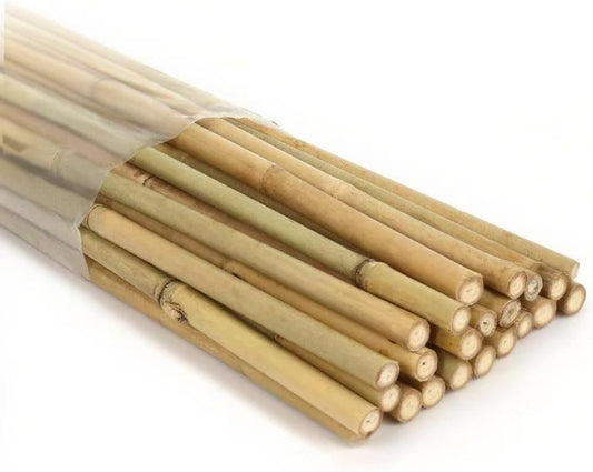 SWANGSA 45 Pack Bamboo Stakes for Plant 6 Feet, Bamboo Sticks for Garden Plant Support Stakes Poles for Tomatoes, Beans, Flowers, Potted Plants, Indoor and Outdoor Climbing Plants