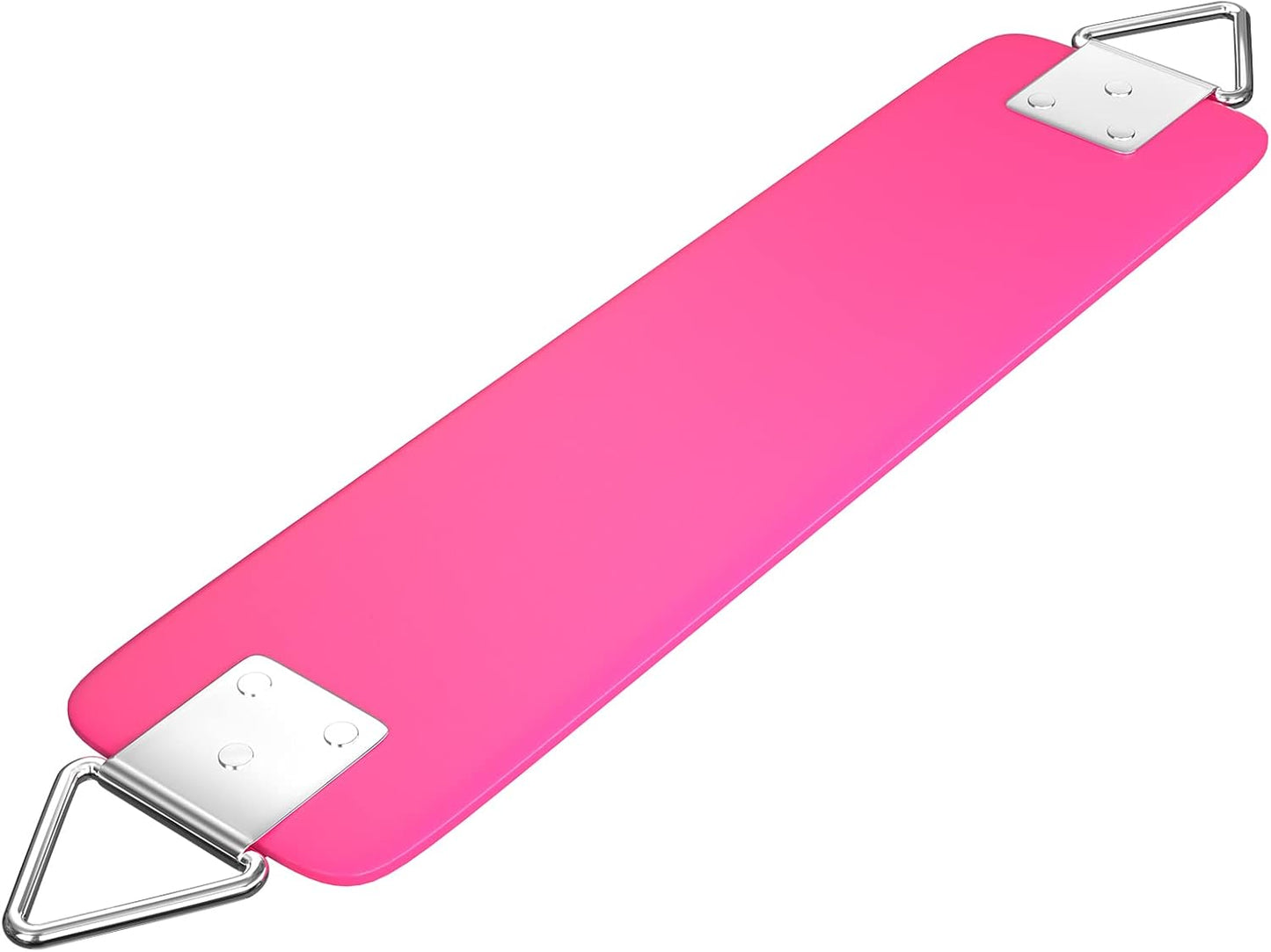 AGPTEK Swing Seat, 30.4 x 6 x 0.27 Inch Yard Swing for Boys and Girls & Adults with Metal Triangle Ring - Pink (113KG /250LB Weight Limit)