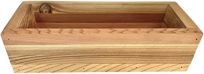 Cat Grass for Indoor Cats Kit – Organic & Handcrafted Cedar Planter with Fast-Growing Wheatgrass for Cats, Hairball Remedy with Pet-Friendly Planter (Natural)