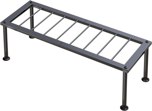 1 Tier Plant Stand: Ladder Plant Holder - Metal Flower Pot Stand - Heavy Duty Flower Rack for Living Room Patio Garden Corner Balcony and Courtyard.