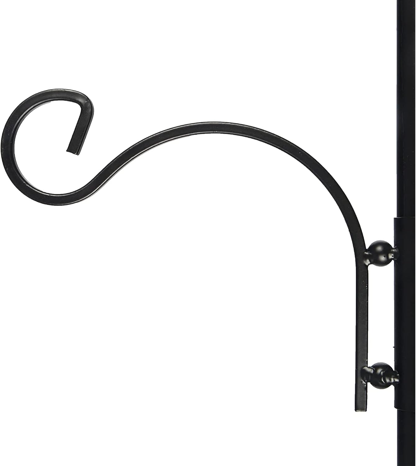 Ashman Deluxe Bird Feeding Station (1 Pack) Bird Feeders for Outside - Multi Feeder Pole Stand Kit with 4 Hangers, Bird Bath and 3 Prong Base for Attracting Wild Birds - 22 Inch Wide x 92 Inch Tall.