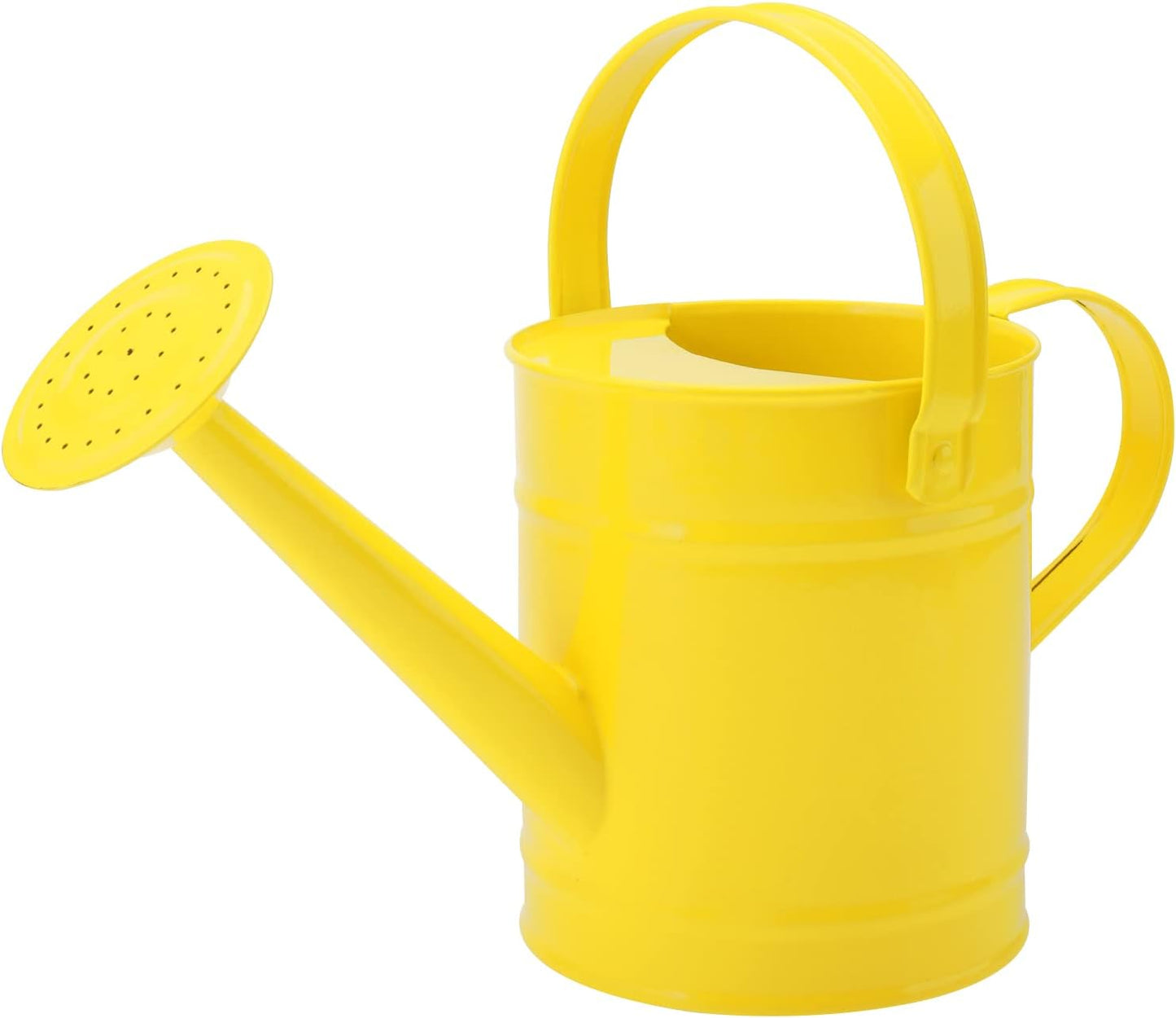 Finderomend Metal Watering Can 1.5L/51oz, Iron Art for Outdoor Plants, Yellow