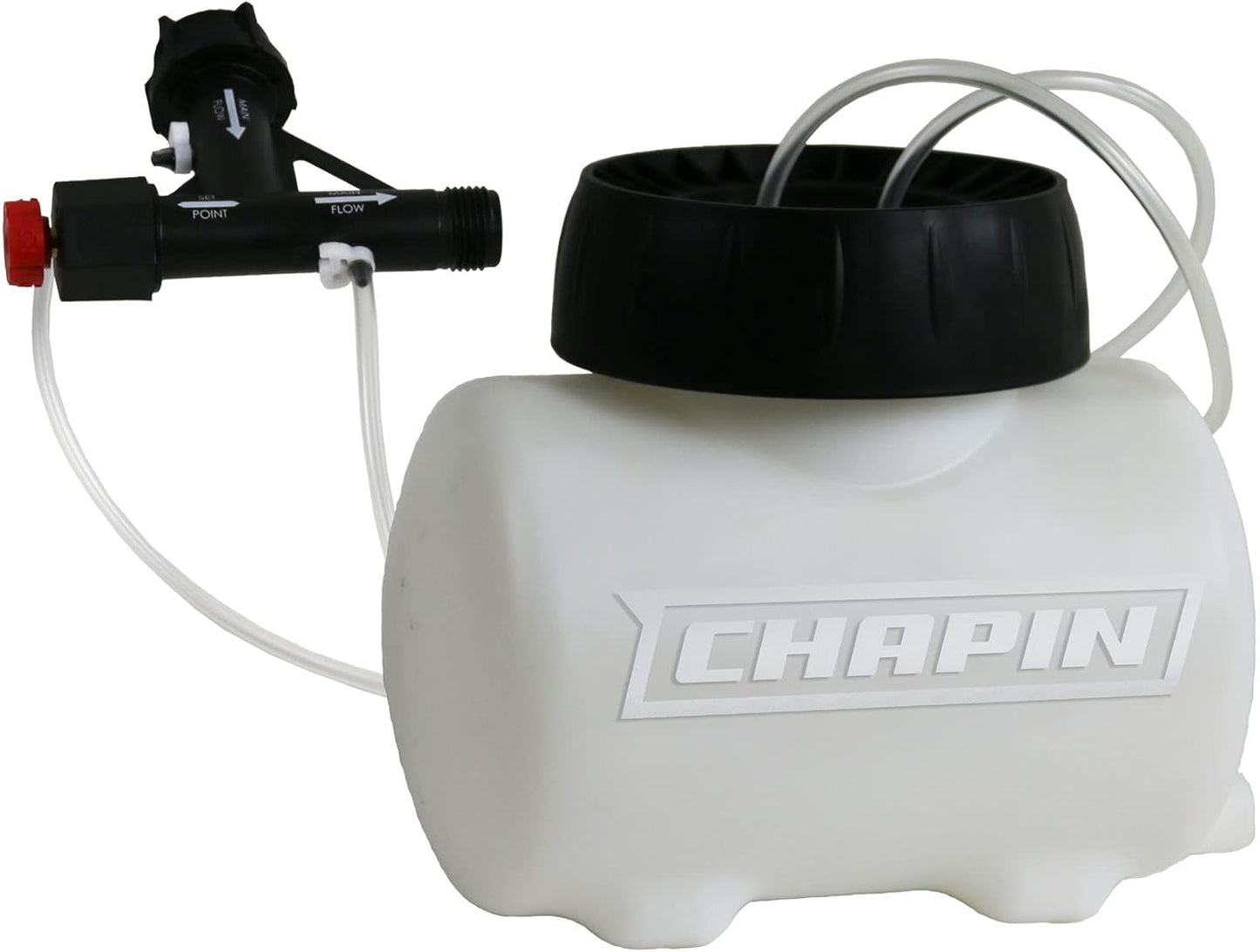 Chapin 4720 2-Gallon HydroFeed in-Line Fertilizing Injection System for Sprinklers and Direct Hose Use, 1-Pack, Translucent White