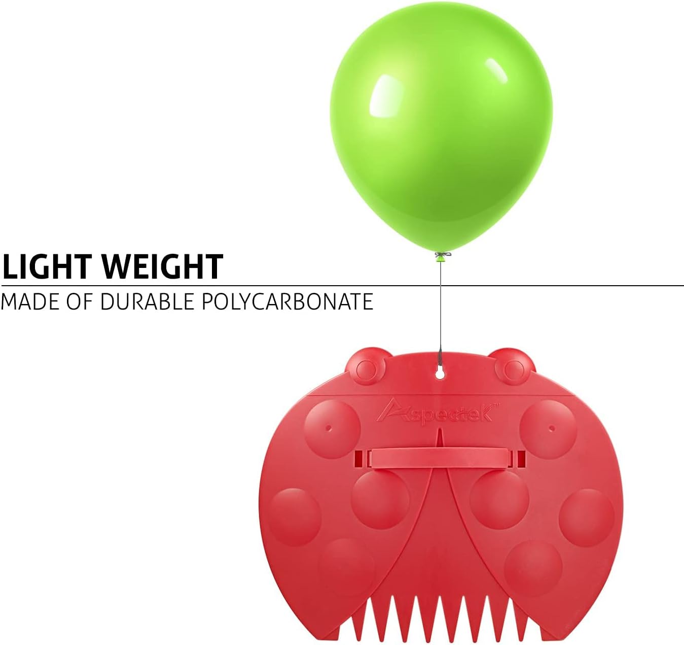 GardenHOME Garden and Yard Scoops Ladybug-Shaped Hand Rakes, Large Grabber with Leaf Claws for Easy Pick Up, Red