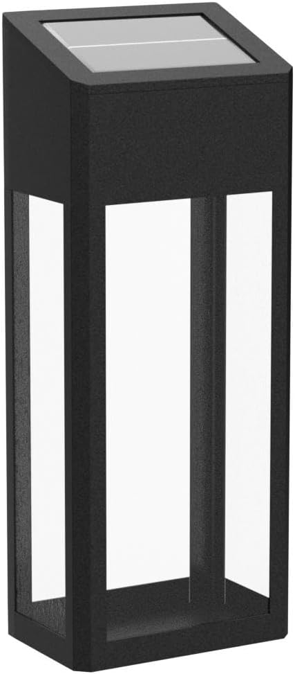 Solar Outdoor Lights, Metal Seeded Glass Auto On/Off Waterproof Solar Wall Warm/Color Changing Solar Lights for Wall Fence Patio Yard Porch Garden Decor,4 Pack