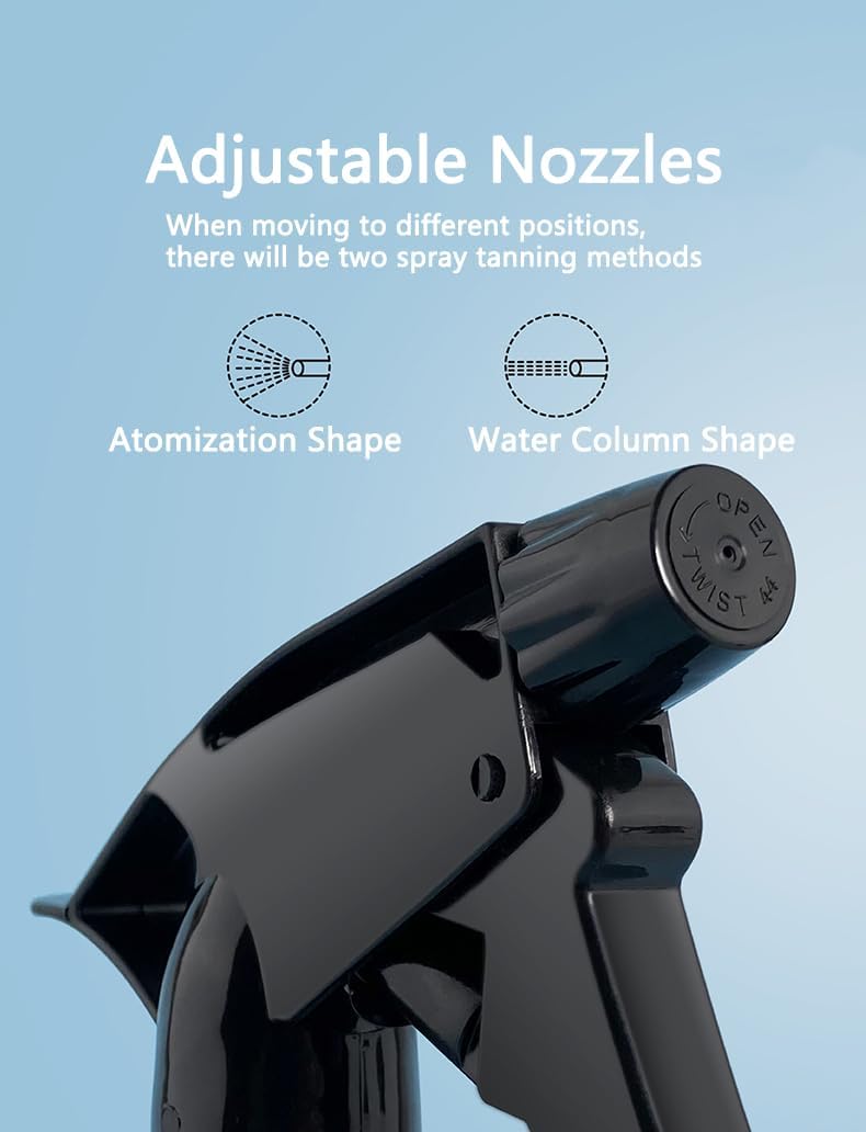 5 PCS Plastic Spray Bottles 8 oz Empty Spray Bottle with Adjustable Nozzle Mini Spray Bottle Liquid Sprayer for Kitchen Cleaning Hair Bath Beauty Spa Water Plants