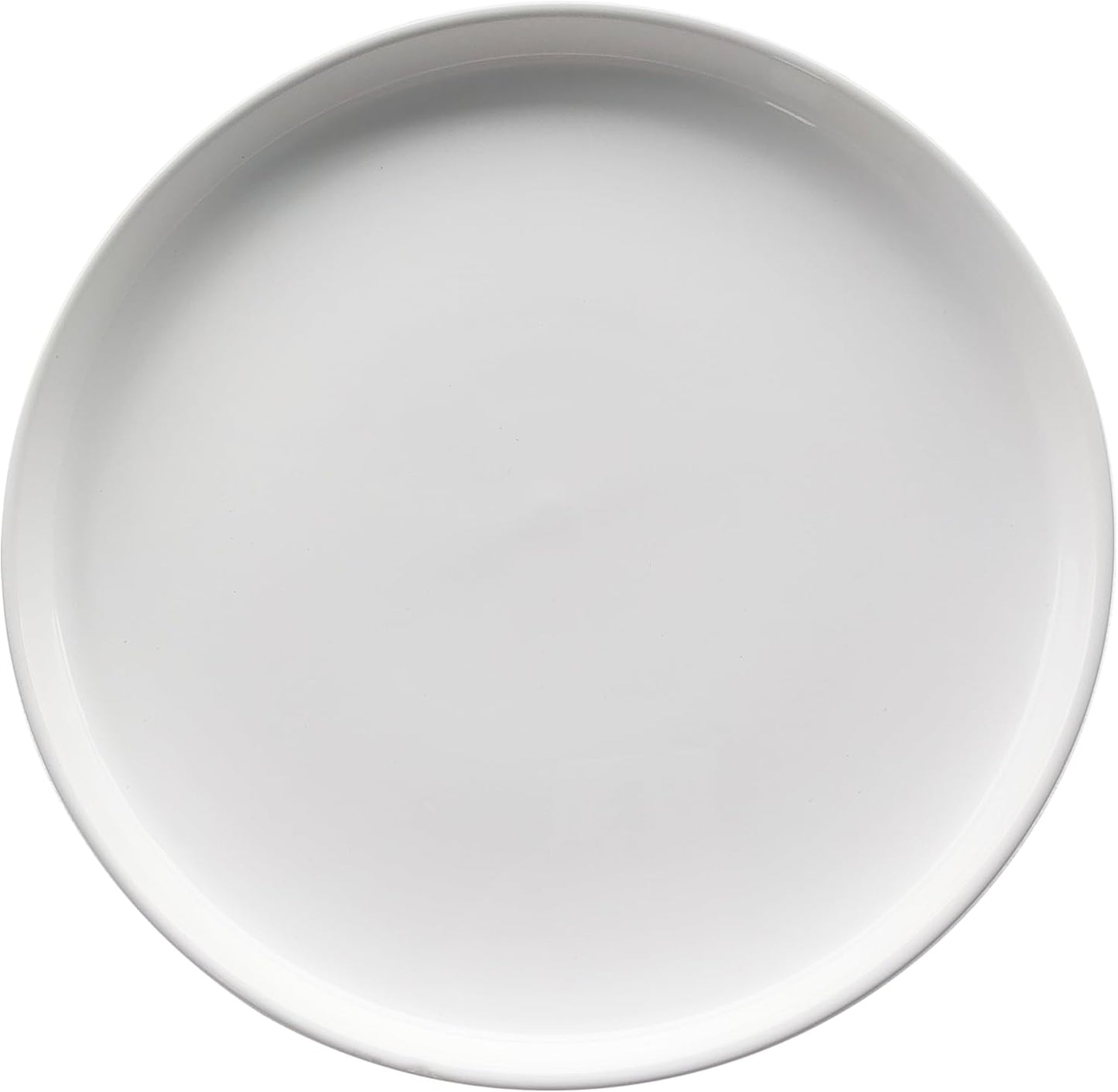 Ceramic Plant Saucer 8 inch White, Planter Water Drip Trays for Indoor Plants, Thick Durable Sturdy Flower Pot Saucers for Glazing Pots Base, Sizes 4-12 inch