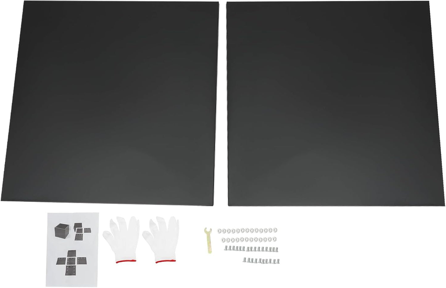 32" L x32 W x32 H Metal Flower Boxes Planter Boxes Outdoor Raised Garden Bed Indoor Outdoor Planting Bed Black Square Planter Box for Patios Lawn Yard Decor Storage