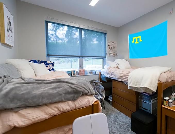 Double Sided Crimea Tatar Flag 4x6FT Crimean Tatars Polyester Banner With 2 Grommets Fade Resistant Vivid Color For Patriotic Festival Events Party Decoration (Crimean Tatars, 4x6FT-3ply)