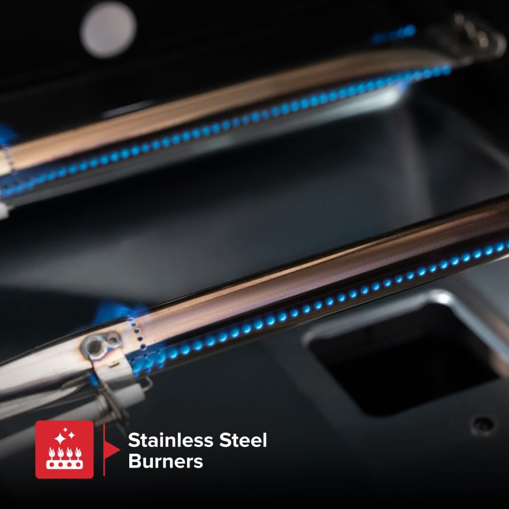 Nexgrill 5-Burner Gas Grill with Side Burner, 67,000 BTUs, 618 SQ. In. Cooking Area, Propane BBQ Grill with Stainless Steel Panel for Outdoor Cooking, Patios, and More - 720-1142