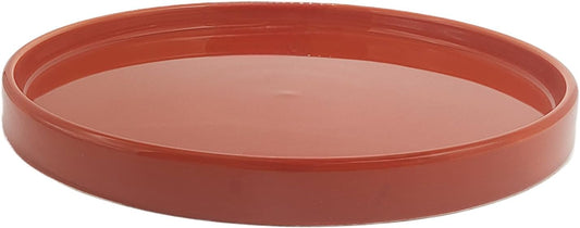 Ceramic Plant Saucer Pot Tray 8.5 Inch, Planter Saucers 6 7 8 9 10 11 12 15 Inch, Durable Sturdy Flower Drainage drip Water Tray for Glazed Pots Base (8.5 Inch- Red Terracotta)