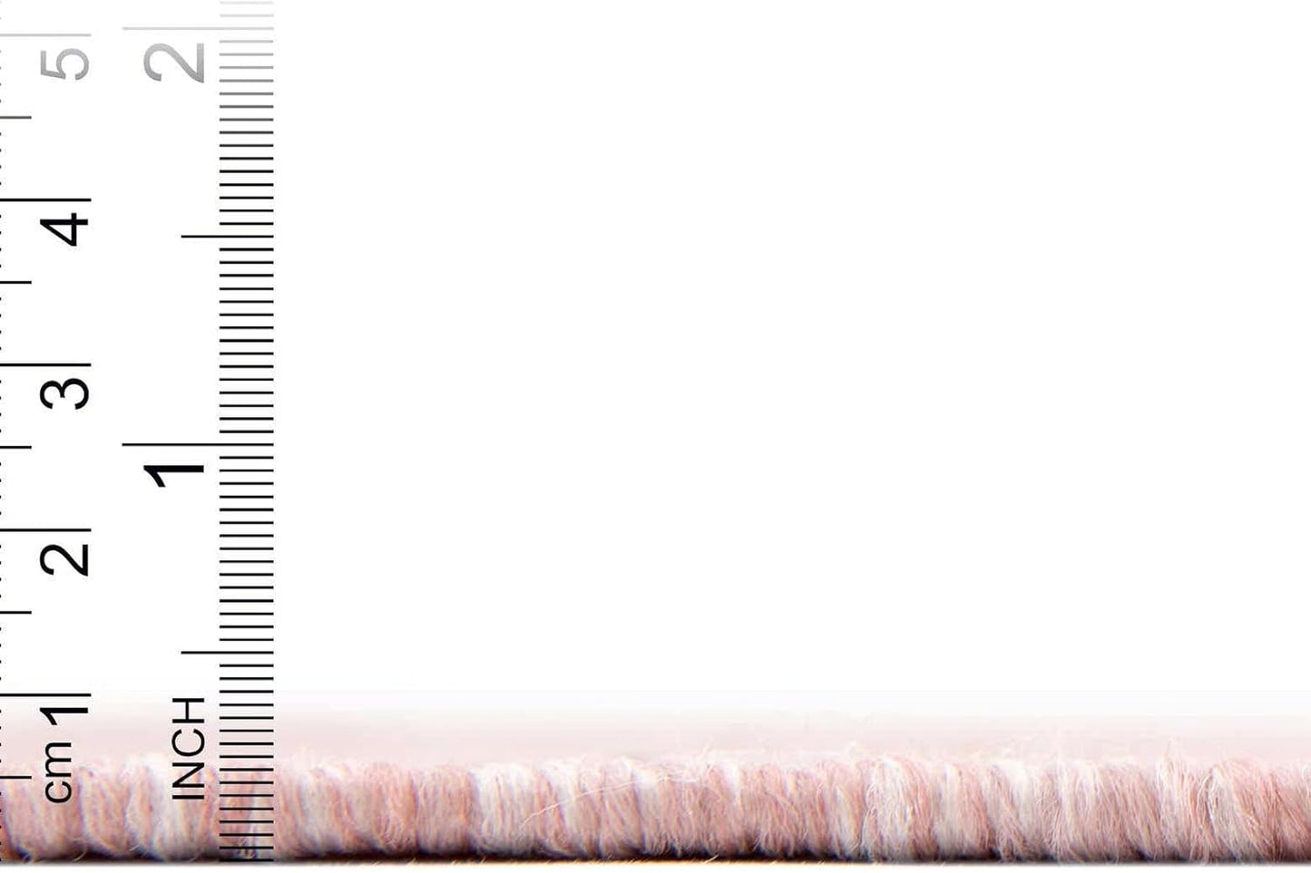 Unique Loom Collection Casual Transitional Solid Heathered Indoor/Outdoor Flatweave Area Rug (2' Round, Whisper Pink/Ivory)