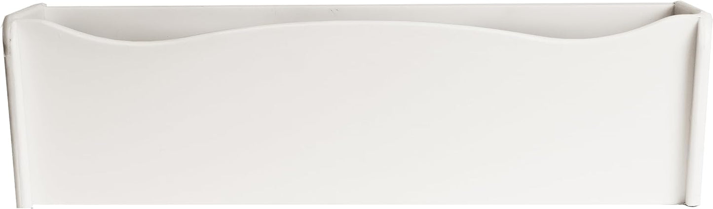 Flower Box 18" x 6" x 5" Redwood Polyethlene for Window Sills, Sheds, and Playhouses, 1 PK (FB18R-BX1)