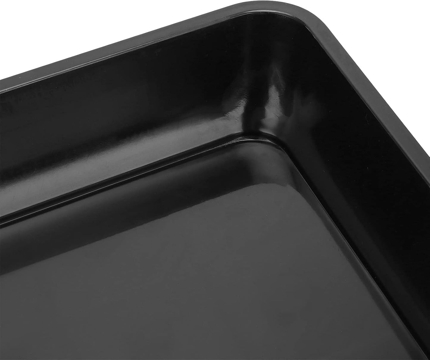 JOIKIT 10 PCS 10 x 10 Inch Square Plant Saucer, Plastic Plant Saucer Drip Tray, Square Flower Pot Tray for Indoors and Outdoor Plant Pots, 1.38 Inch Deep, Black