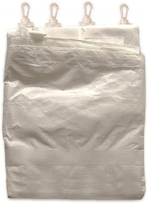 10' x 20' Economy Sidewall Kit for Canopy Tent, Complete Set of (2) White 10' and (2) 20' Side Walls for 7' Foot Height Party Frame and Outdoor Pole Tents, Tent Not Included