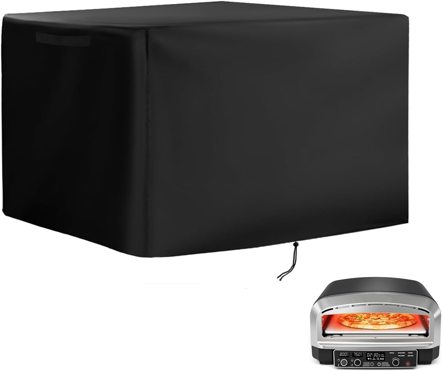 Pizza Oven Cover for Big Horn Outdoors Pizza Oven, Heavy-Duty 600D Pizza Maker Cover Bighorn 14 Inch Electric Countertop Oven