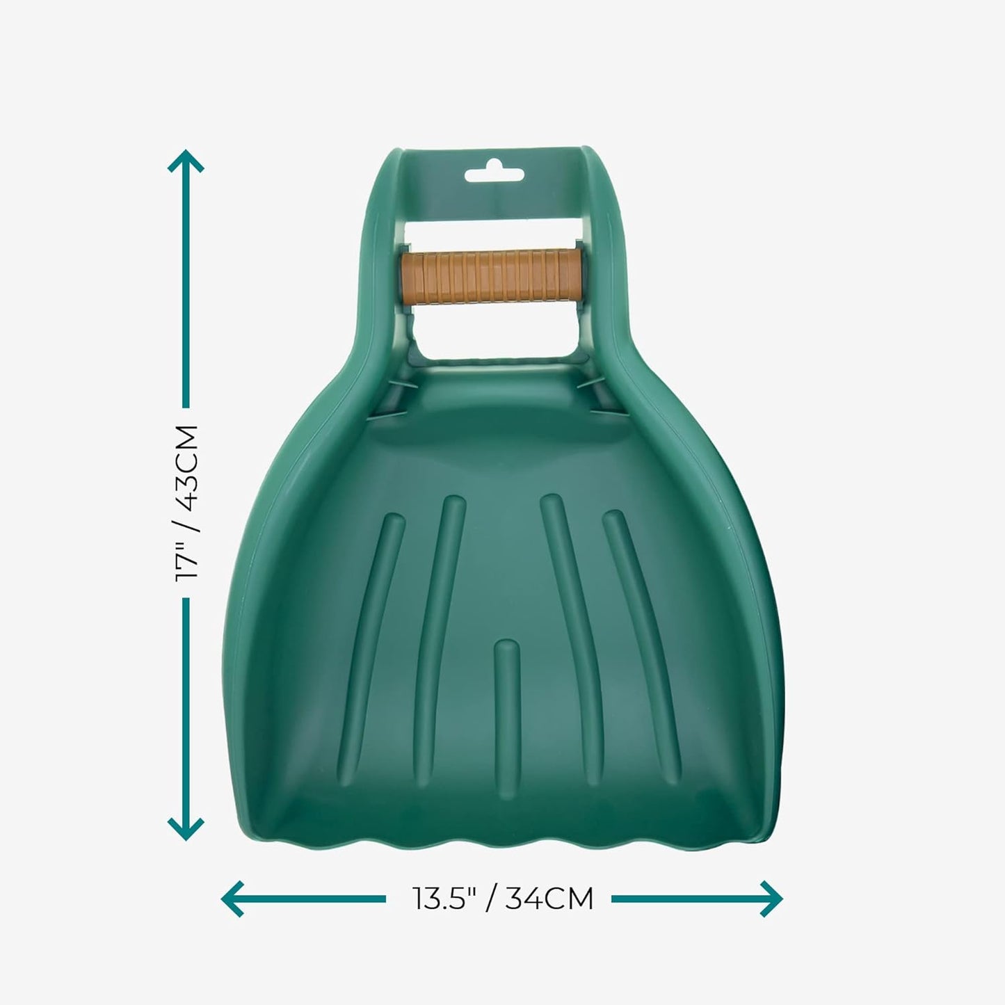 MEKKAPRO Leaf Scoops and Claws V2.0, 1-Pair (2 Pieces), Sturdy Ergonomic Grip Leaf Rake, Large Hand Held Garden Rake Grabbers for Leaf, Garden Claw for Lawn Grass Removal